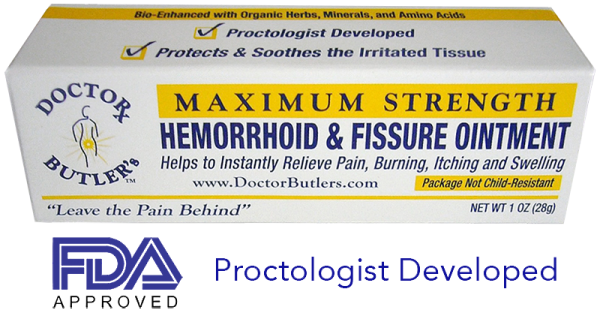 Doctor Butler's Hemorrhoid and Fissure Ointment