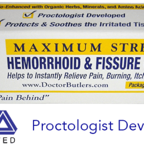 Doctor Butler's Hemorrhoid and Fissure Ointment