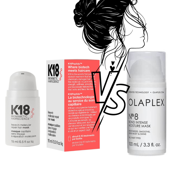 Olaplex Hair Bond Mask Repair vs. K18 Repair Hair Mask Treatment